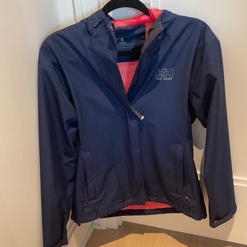 Helly Hansen Navy Rain Jacket